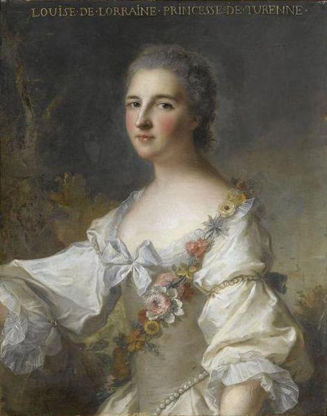 Jjean-Marc nattier Portrait of Louise Henriette Gabrielle de Lorraine Princesse de Turenne, Duchess of Bouillon oil painting image